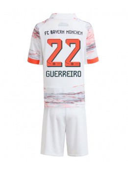 Bayern Munich Raphael Guerreiro #22 Replika Borta Kläder Barn 2025-26 Kortärmad (+ byxor)
